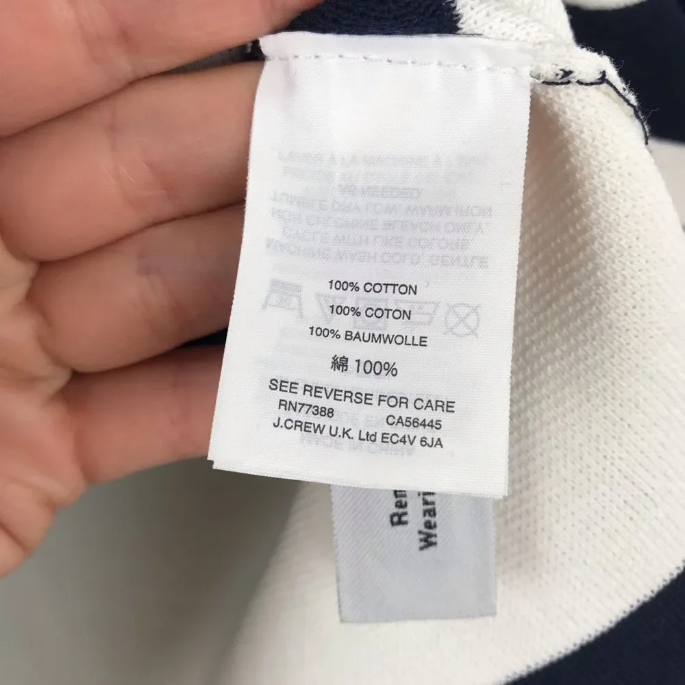 J. Crew striped off shoulder‎ knit top